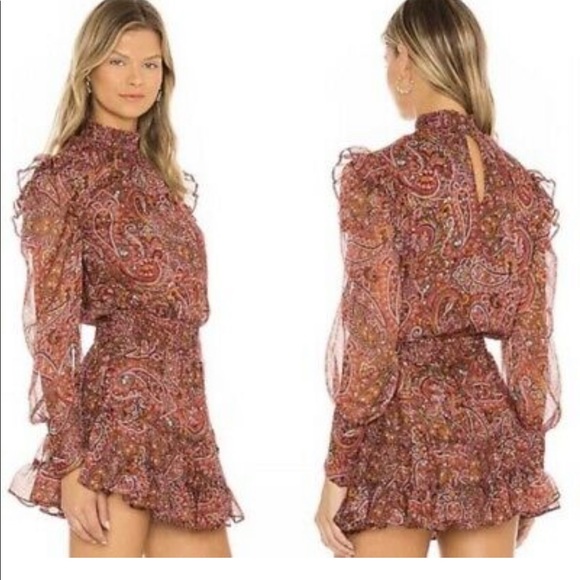Misa Los Angeles Dresses & Skirts - Misa Los Angeles Gianna Dress In Bohemian Paisley Size XS